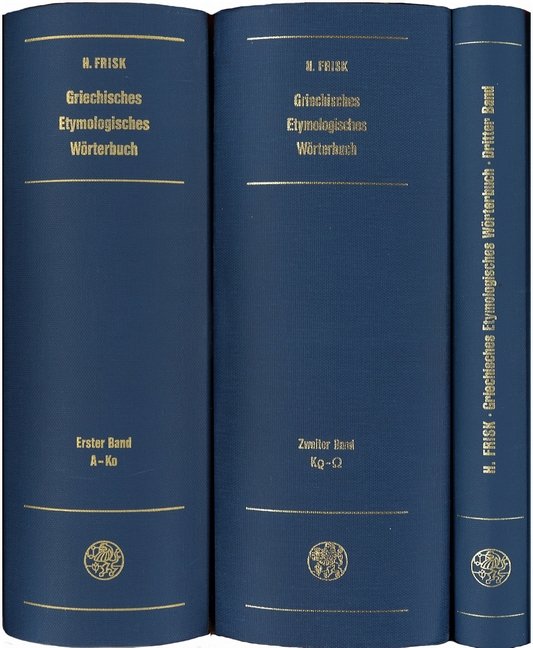 Hjalmar Frisk, Griechisches Etymologisches Wörterbuch“ – Bücher gebraucht,  antiquarisch & neu kaufen